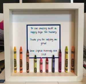 Teacher gift - crayons
